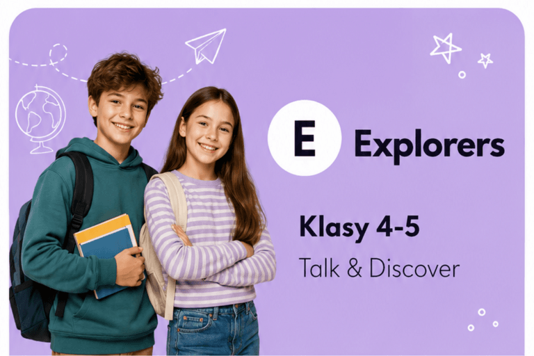 Kurs języka angielskiego Explorers dla klas 4–5