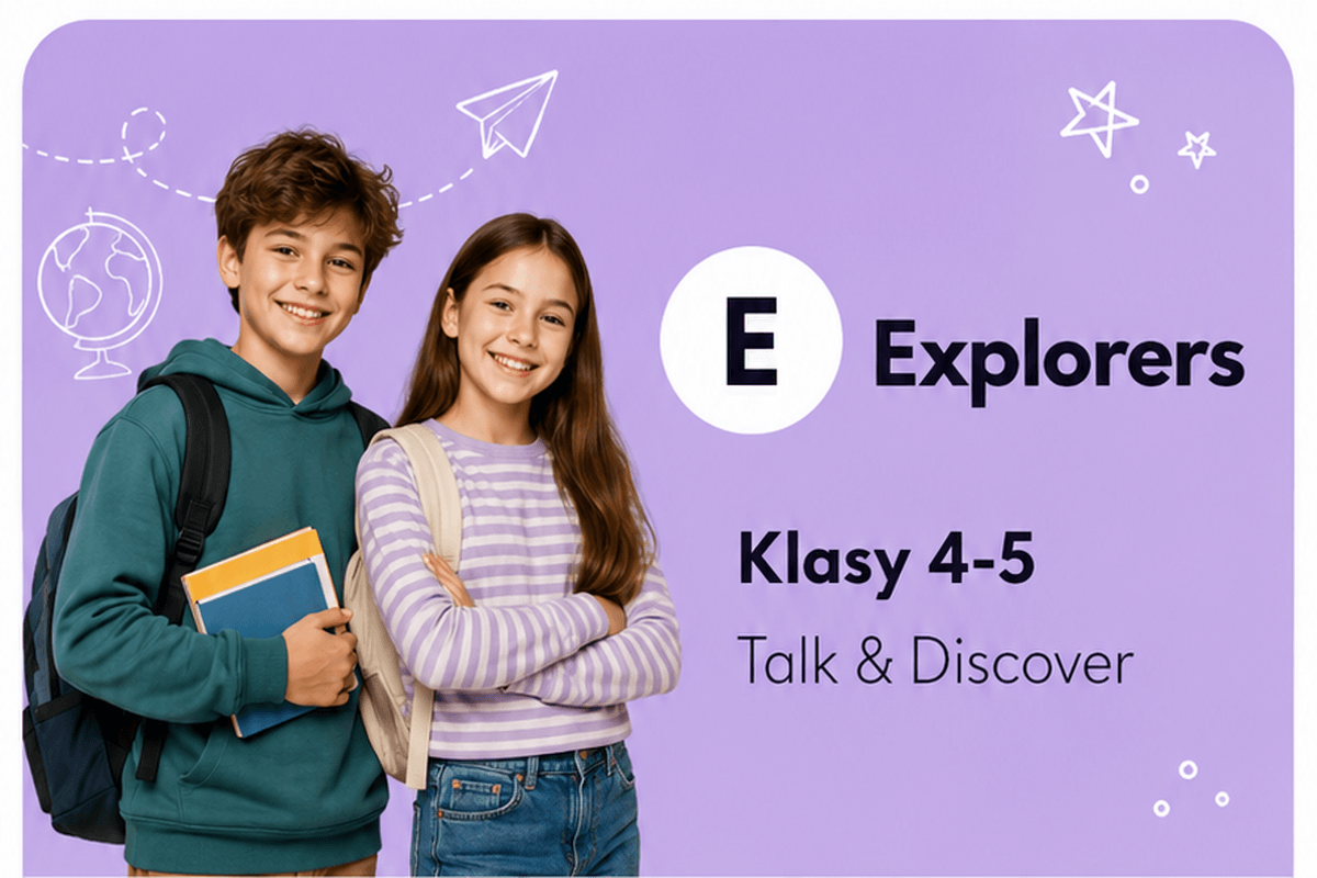 Kurs języka angielskiego Explorers dla klas 4–5