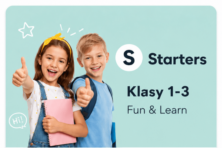 Kurs języka angielskiego Starters dla klas 1–3