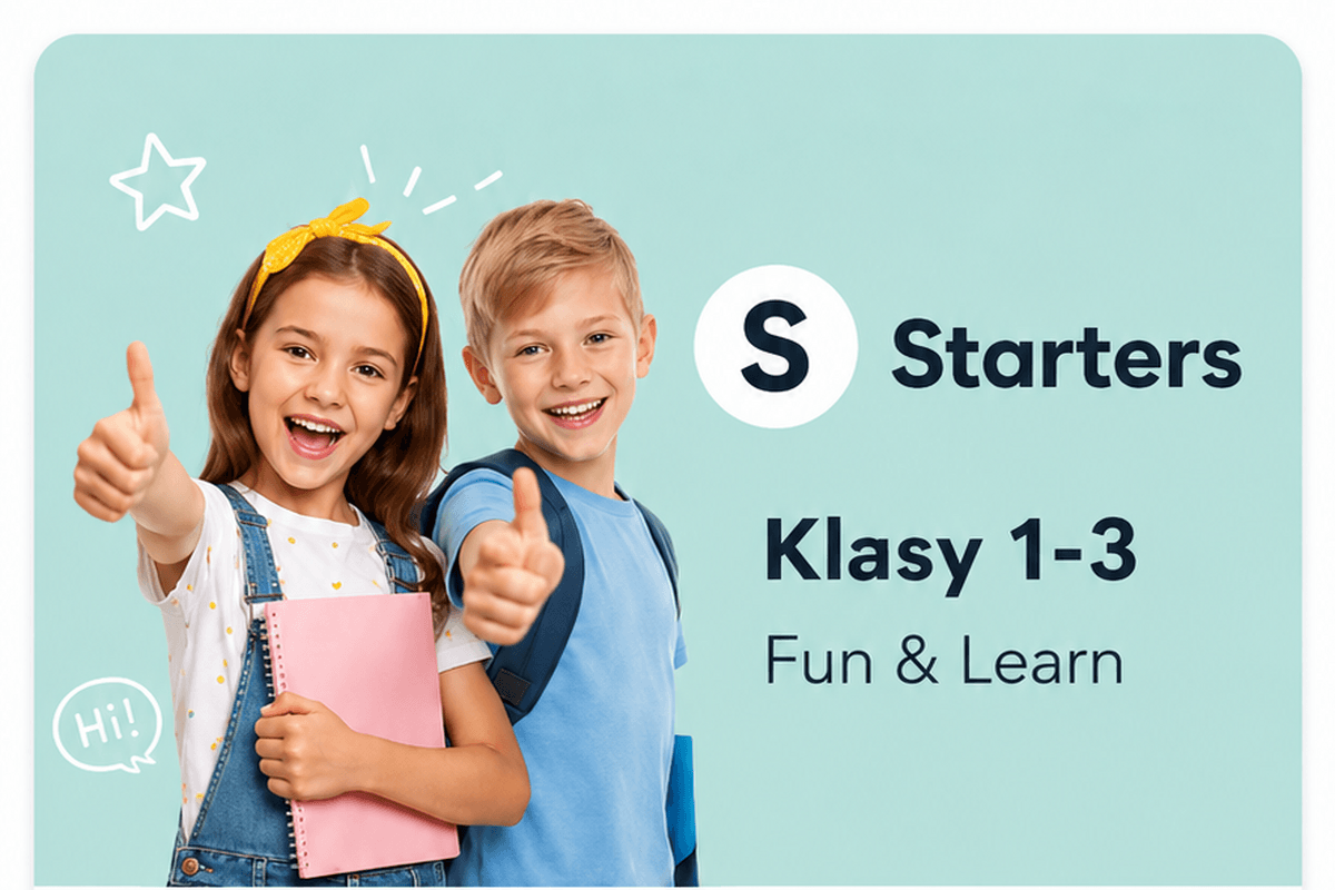 Kurs języka angielskiego Starters dla klas 1–3