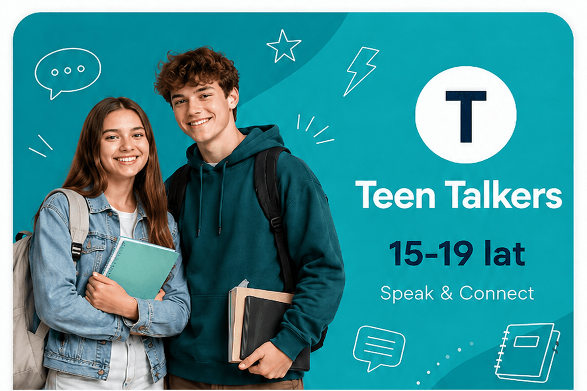 Kurs języka angielskiego Teen Talkers dla młodzieży